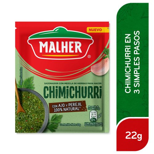 Chimichurri Malher Sobre - 22g.