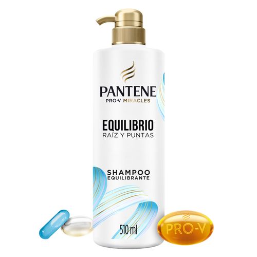 Shampoo Pantene Pro-V Miracles Equilibrio Raíz Y Puntas - 510ml