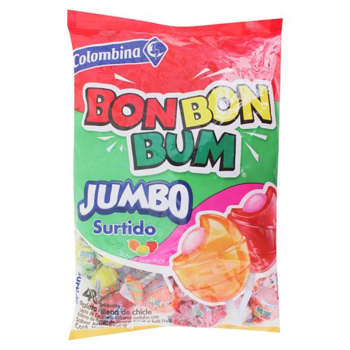 Bon Bon Bum Colombina Jumbo Surtido - 960 g