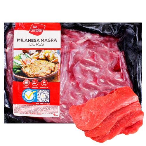 Milanesa Magra Res Don Cristobal Empacado -1lb