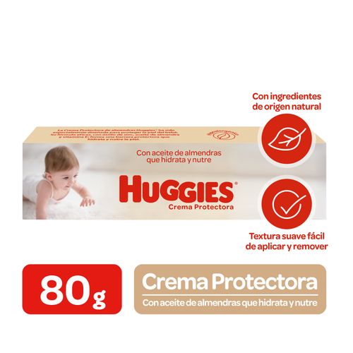 Crema Protectora  Huggies Almendras Hidrata Y Nutre - 80g