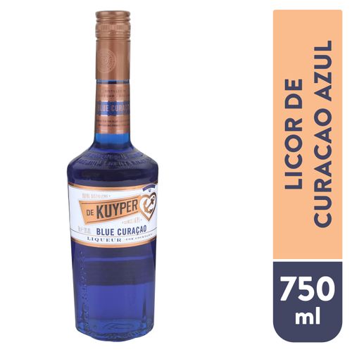De Kuyper Curacao Blue 750ea