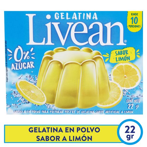 Livean Gelatina Limon 22gr