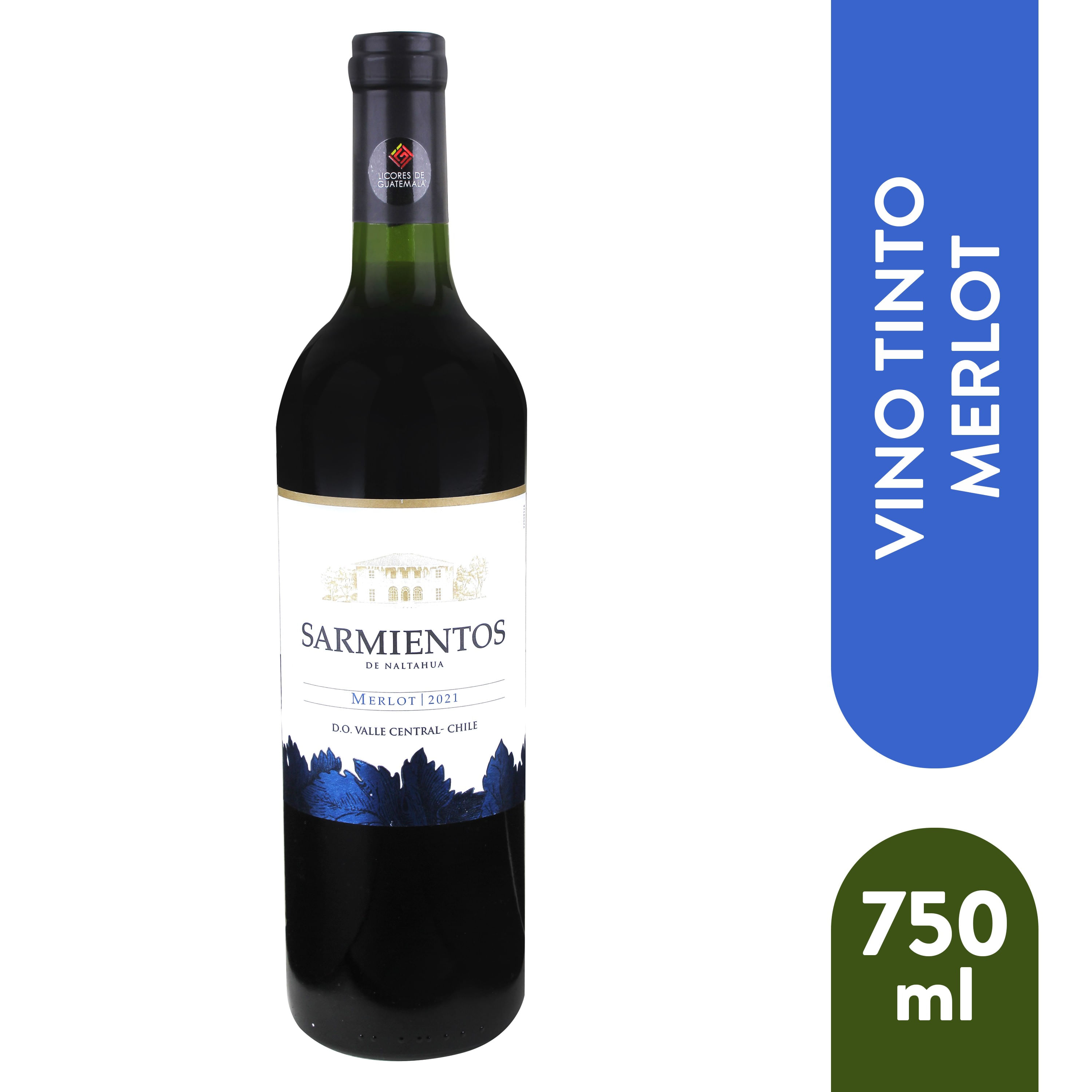 Vino Tinto Sarmientos Tarapacá Merlot - 750ml