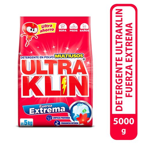Detergente Ultraklin, Fuerza Extrema -5kg
