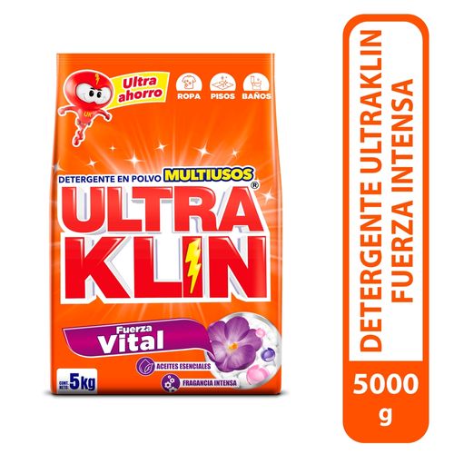 Detergente Ultraklin, Fuerza Intensa -5000g
