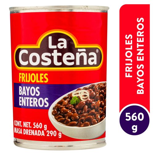 Frijoles La Costeña enteros enlatados - 560 g