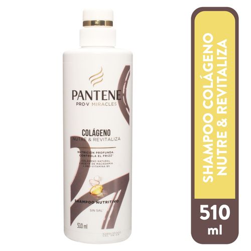 Shampoo Pantene Pro-V Miracles Colágeno Nutre & Revitaliza Nutritivo - 510ml