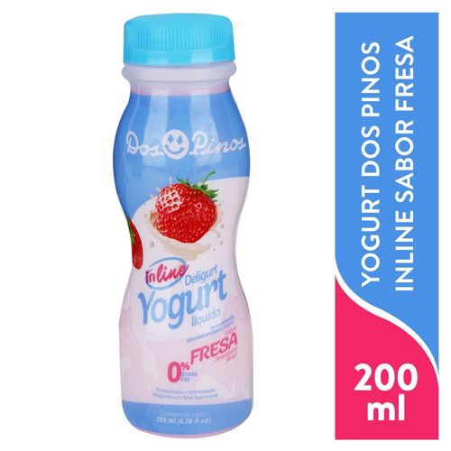 Yogurt Dos Pinos Fresa Inline -200ml