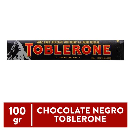 Chocolate Toblerone Negro Con Miel Y Almendras- 100gr