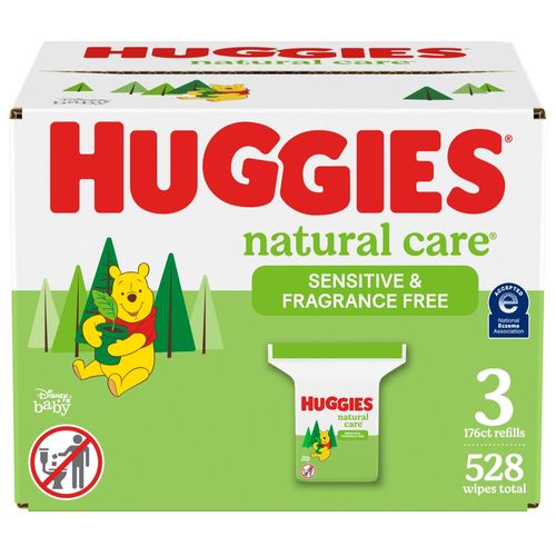 Toallas Húmedas Huggies Natural Care -  528Uds