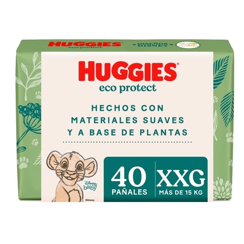 Panal Huggies Eco Protect Xxg 40Ea