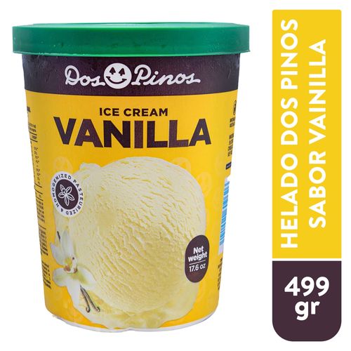 Helado Dos Pinos Sabor Vainilla - 499 g