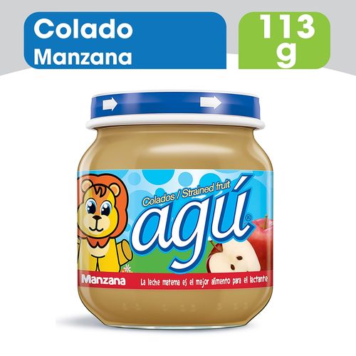 Colado Agú para bebé sabor manzana - 113 g