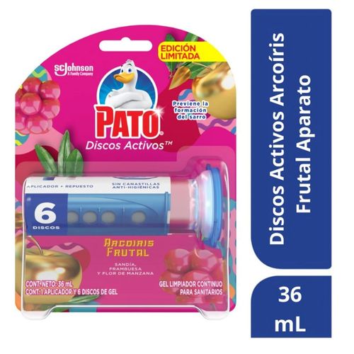 Discos Activos Pato Arcoiris Frutal 36ml