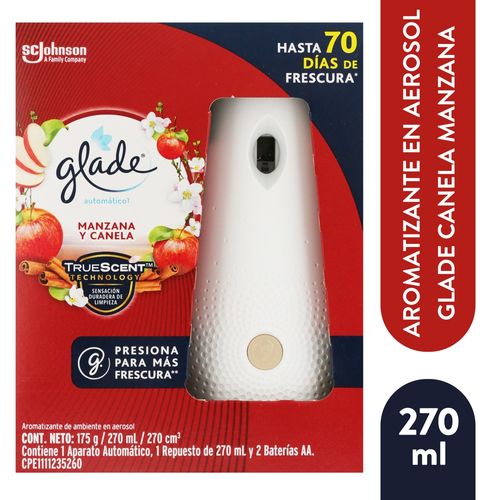 Aromatizante Glade aerosol canela manzana -175 g