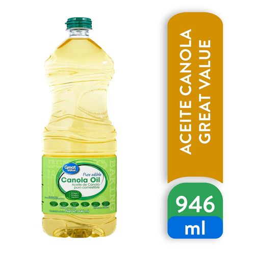 Aceite Canola Great Value - 946 ml