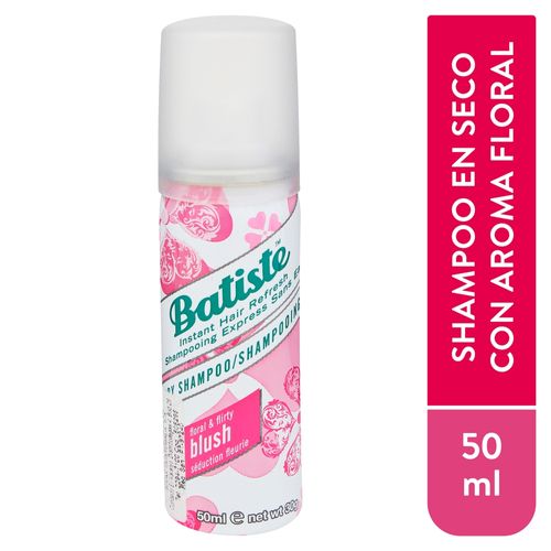 Shampoo Batiste En Seco Con Aroma Floral - 50ml