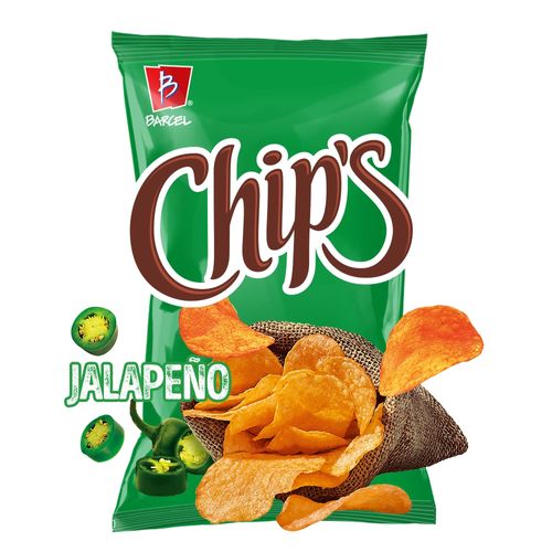Snack Barcel Chips de papa y Jalapeño - 170 g