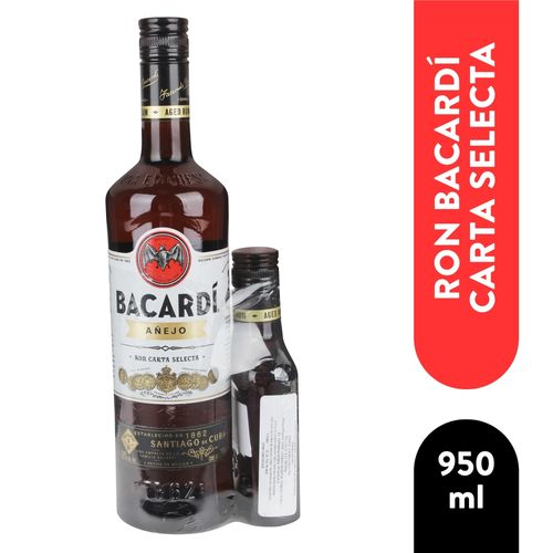 Ron Bacardi Pack Anejo 750ml Mas 200ml