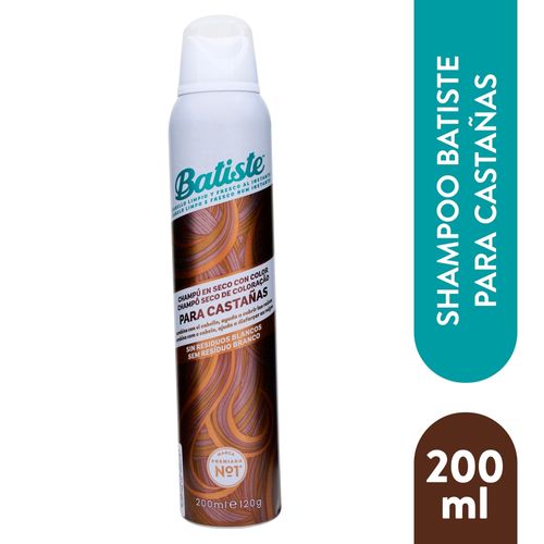 Shampoo Batiste En Seco Castano 200Ml