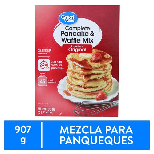 Mezcla Great Value Panqueques Original - 907gr