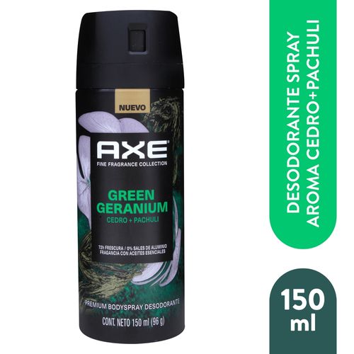 Desodorante Axe Green Geranium en Spray - 150 ml