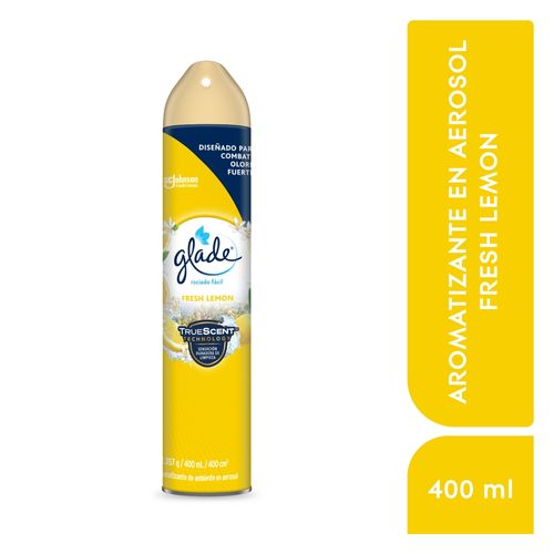 Glade Aromatizante en Aerosol Fresh Lemon 400ml