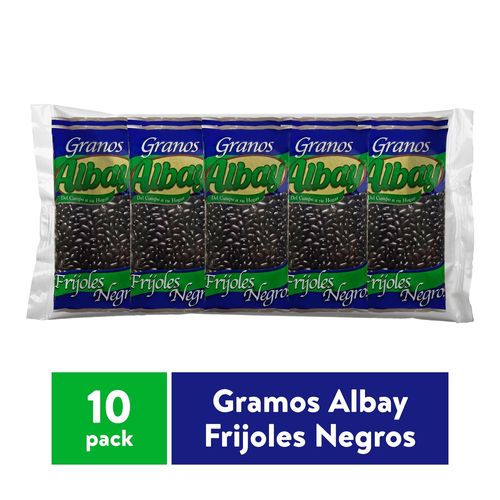 Frijol entero Albay negro en bolsa 10 pack - 4000 g