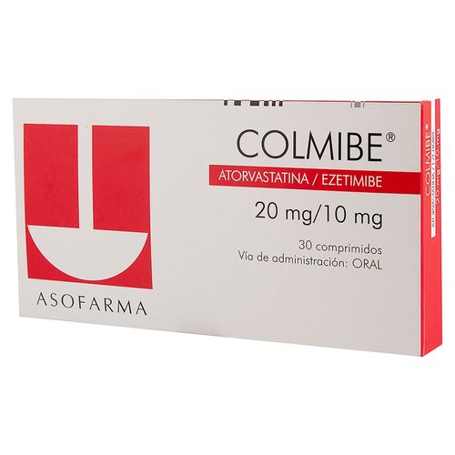 Colmibe 20 mg/10 mg caja 20 comprimidos - Precio indicado por caja