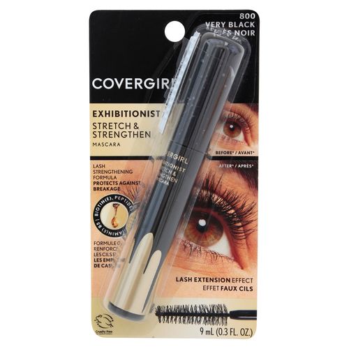 Mascara para  Pestañas Cover Girl Exhibit Water Prof  - 9 g