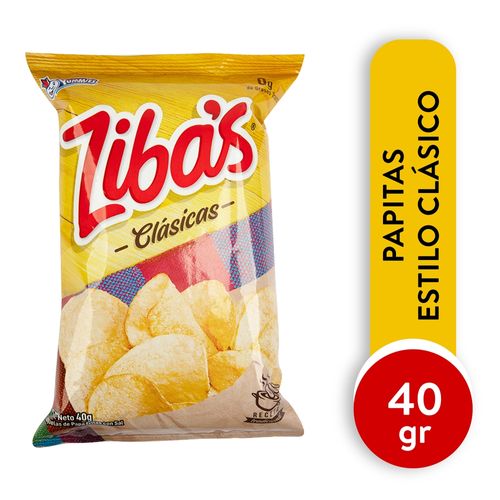 Papitas Zibas presentación Clásica - 40 g