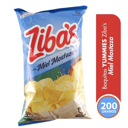 Papas Yummi Zibas sabor Miel Mostaza - 200 g
