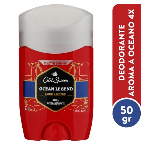 Antitranspirante Old Spice Barra Ocean Legend - 50 g