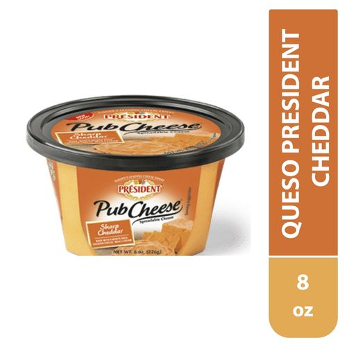 Queso President Cheddar - 8 oz