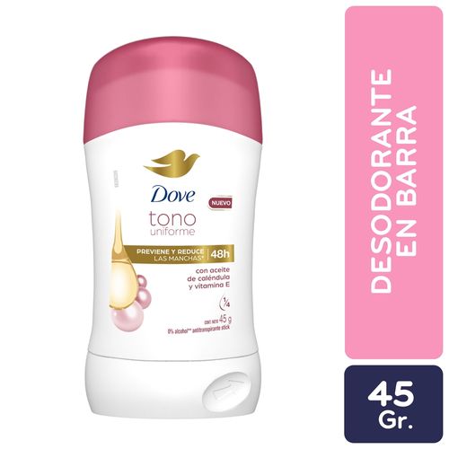 Desodorante Dove Tono Uniforme Calendula en Barra - 45 g