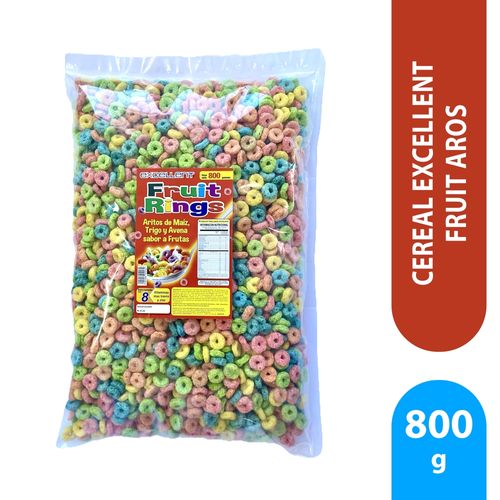 Cereal Excellent Fruit Aros - 800 g