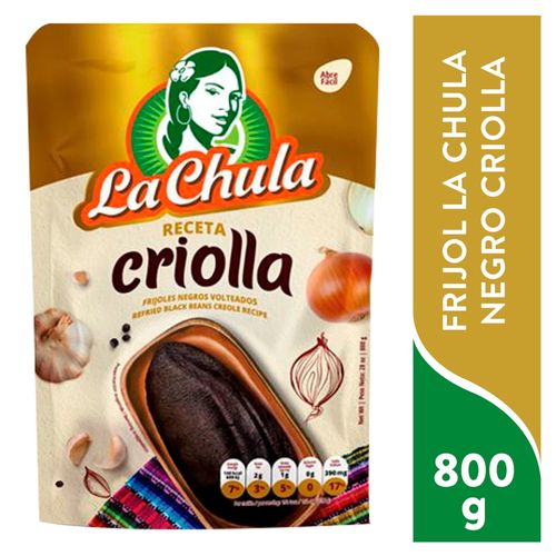 Frijol La Chula Negro Criolla - 800 g