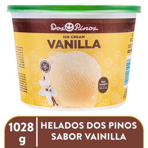 Helado Dos Pinos vainilla - 1028 g