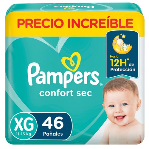 Pañales Pampers Confort Sec