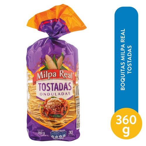 Boquitas Milpa Real Tostadas Onduladas - 360 g