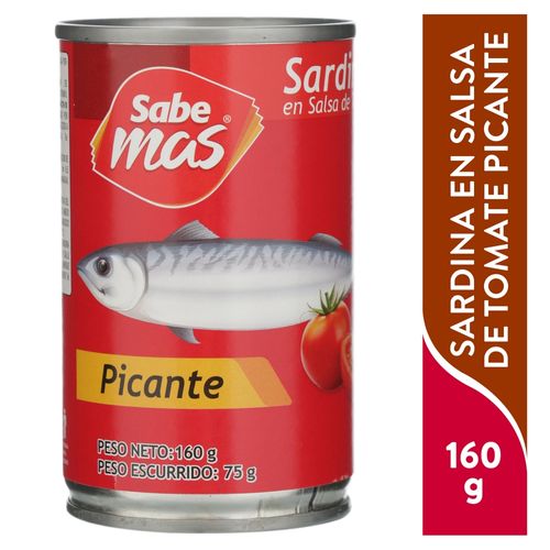 Sardina Sabemas En Salsa Tomate Picante - 160gr