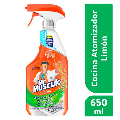 Desengrasante Mr. Músculo Limpiador Líquido para Cocinas Limón - 650 ml