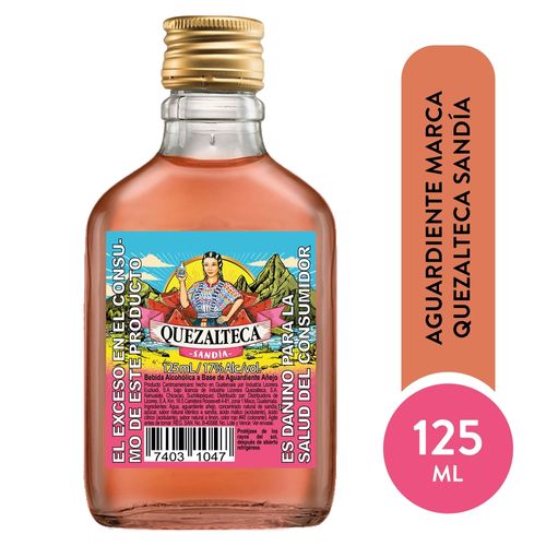 Ron Quezalteca Sabor Sandía - 125 ml