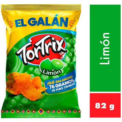Snack Tortrix Limón El Galán - 82 g