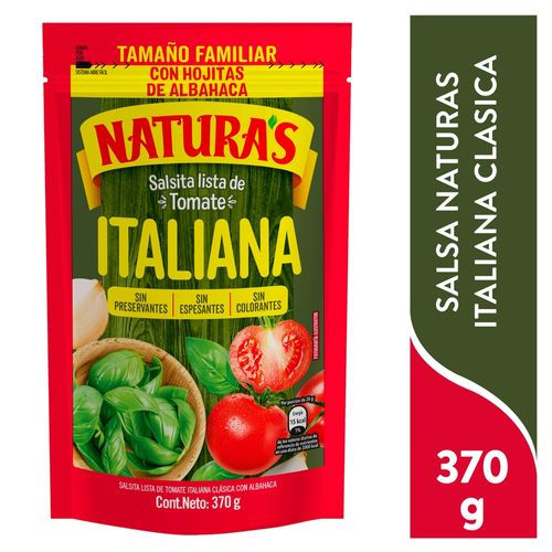 Salsa Natura's Italiana Clásica - 370 g