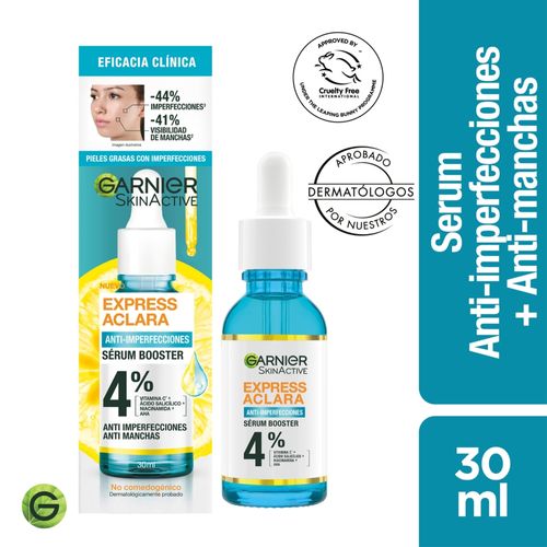 Microexfoliante Garnier skin active express aclara - 150 ml