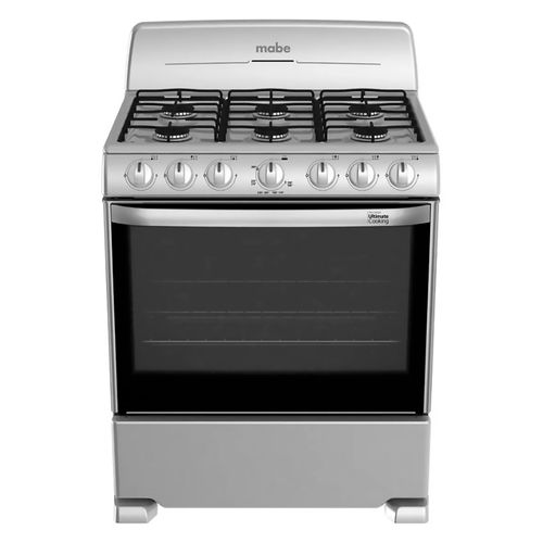 Cocina de gas Mabe silver con copete 30 Pulgadas