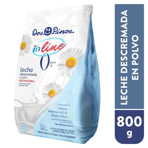 Leche Dos Pinos En Polvo Descremada - 800gr