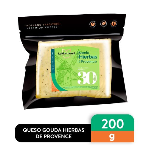 Queso gouda Lakkerland hierbas provence maduro - 200 g